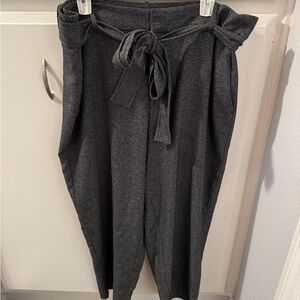 a new day Dark Gray Tie-Waist Pants